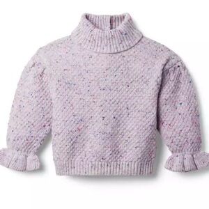 Janie and Jack Marled Turtleneck Sweater Girls Size 10